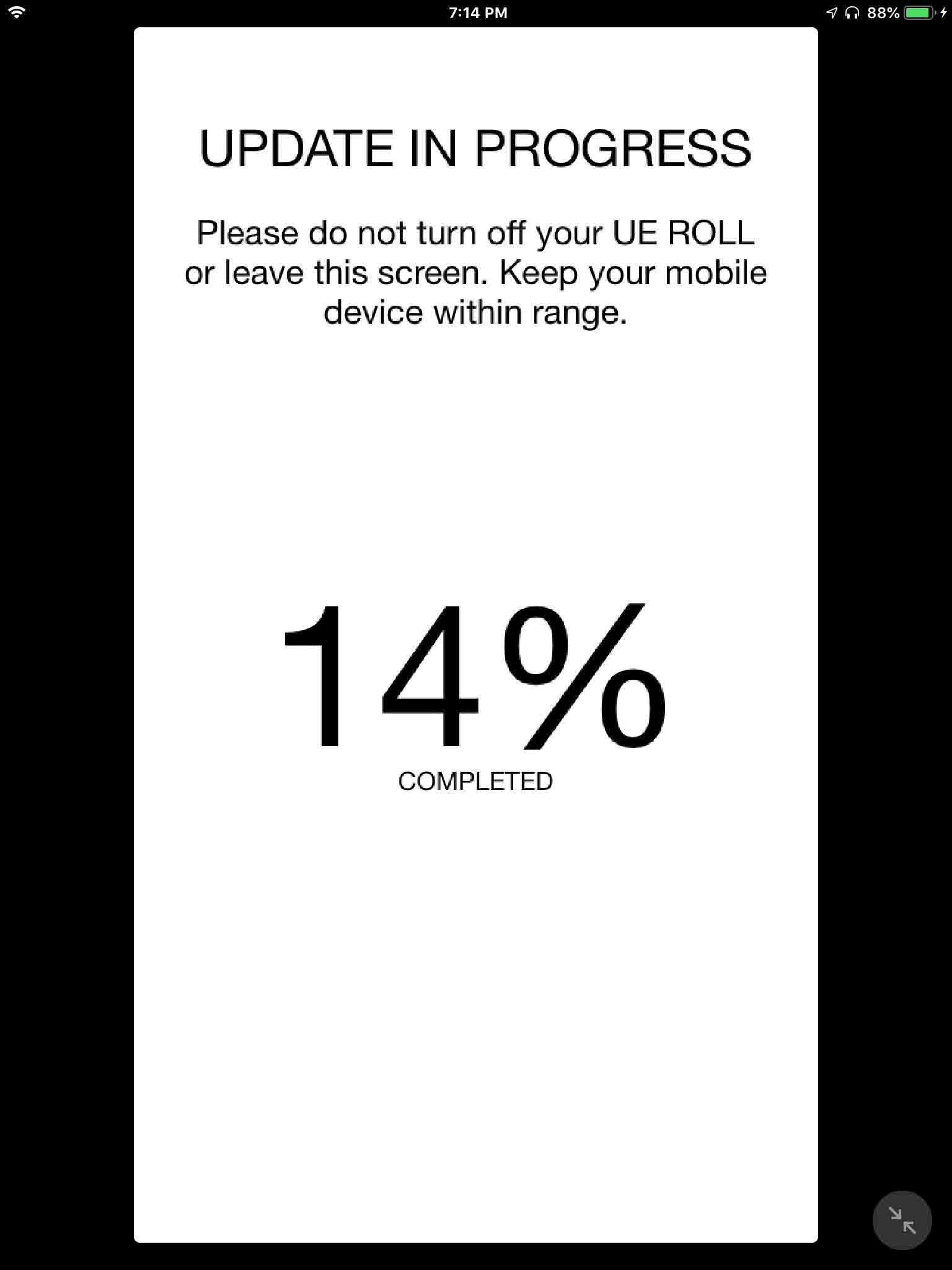 ue roll 2 firmware update