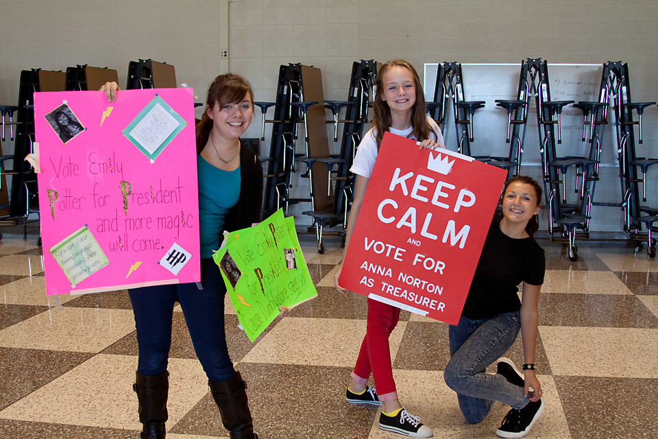 The secretary takes the roll and minutes for each student council. Jenison Junior High Elects Student Officers Central Office Sentinel