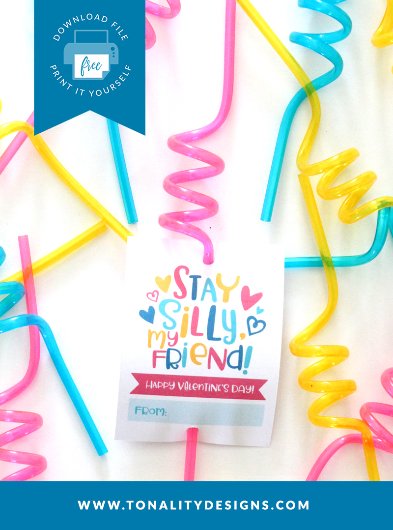 Printable Silly Straw Valentines Tonality Designs printable-silly-straw-valentines-tonality-designs