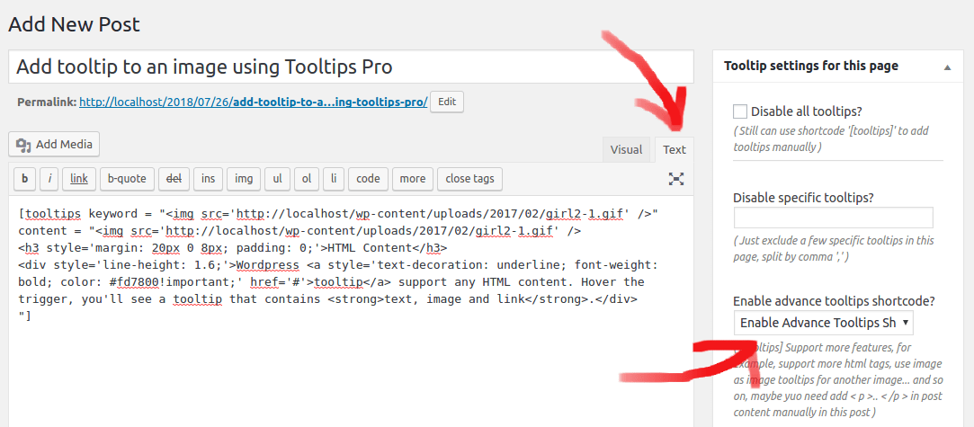 I thought could be something about rewrite, but if gadget is working fine i think is not the problem. How To Use Wordpress Tooltip Shortcode Tooltips To Add Tooltips Manually Wordpress Tooltips Plugin