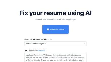 Fix My Resume avatar image