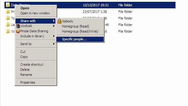 Shared folders windows. Shared folders windows