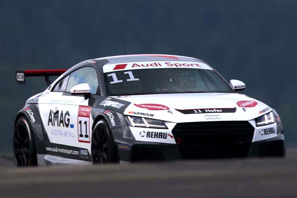 Max Hofer auf dem Nürburgring © Audi Sport