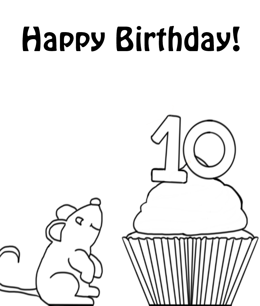 Kids sweet 16 mom dad coloring cards invitation grandpa grandma fiance wife husband son sister daughter brother belated. Happy 10th Bookday Squeaks Shaping Up The Year A Writer S Blog By Tracey M Cox