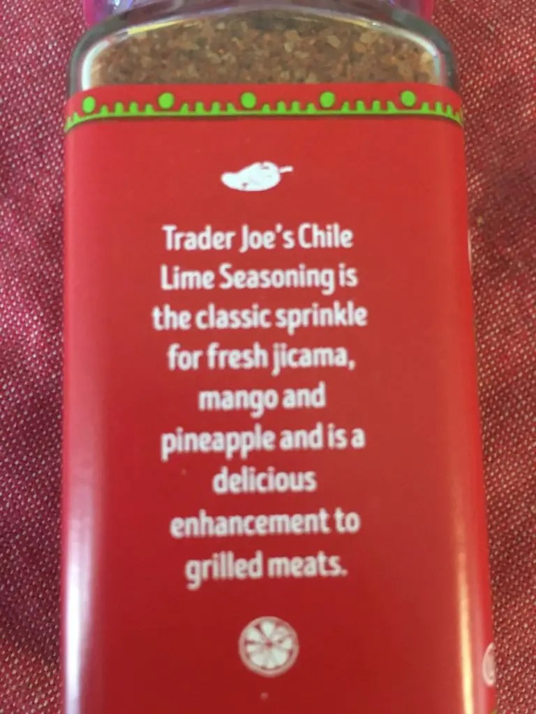 It has a nice flavor, it's a good change of seasoning pace from your more traditional steak seasonings. Trader Joe's Chili Lime Seasoning - Trader Joe's Reviews