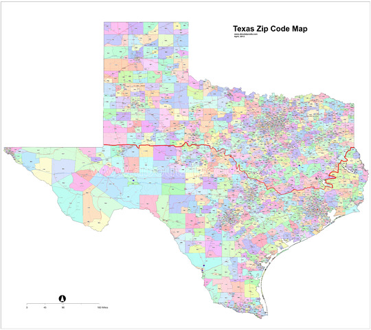File Texas Zip Code Map Pdf Salesforce Trailblazer Community