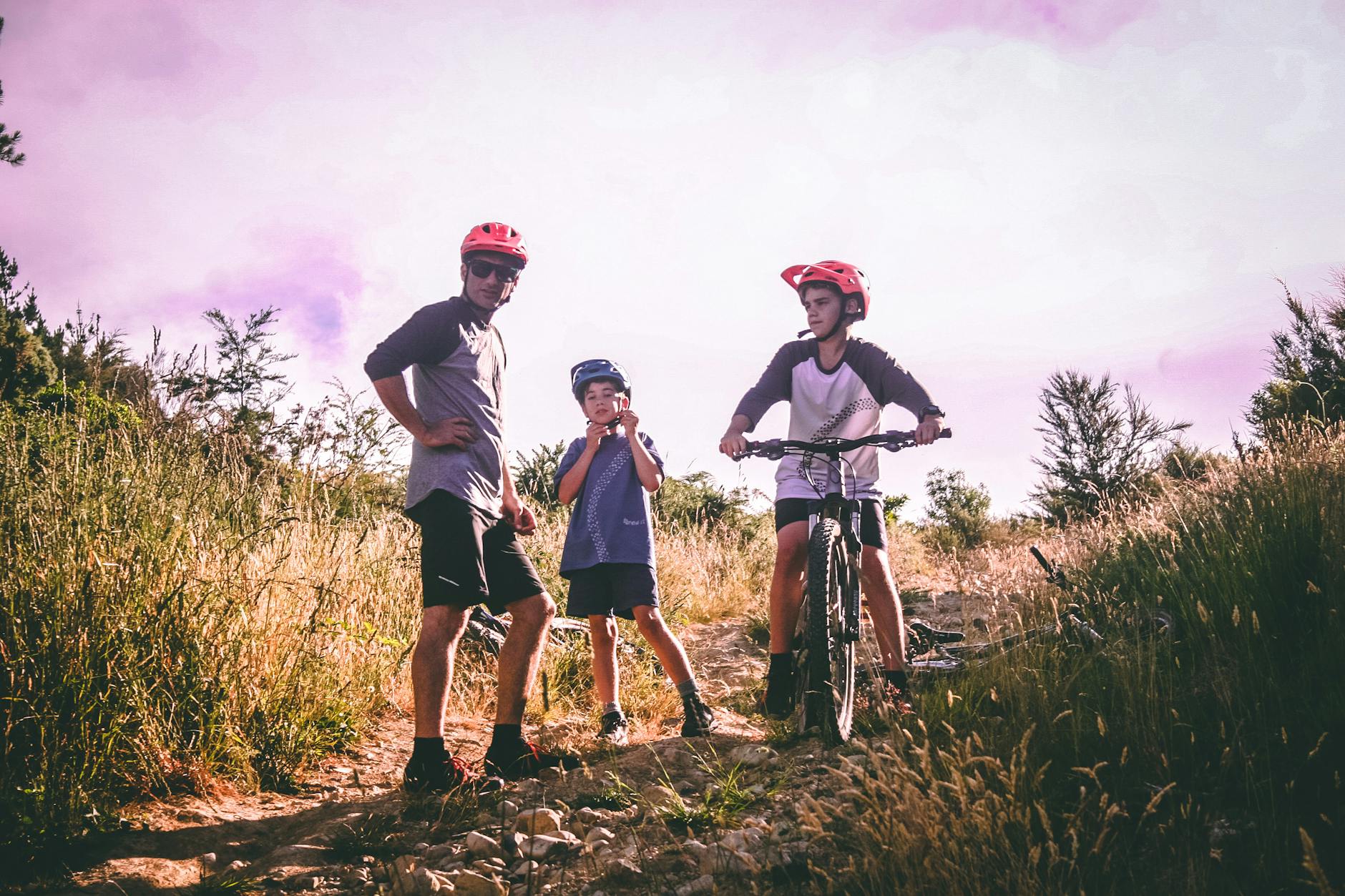 bike riding black hardtail mountain bike
