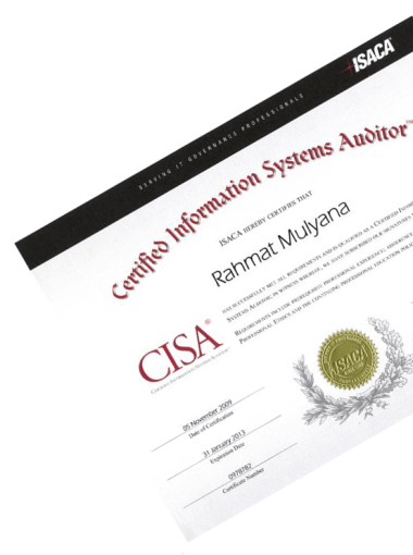 It is recognized on a global level as the primary certification for information security audit control. Cisa Certified Information System Auditor Review 2016 7 Sabtu 2016 Transforma Consulting