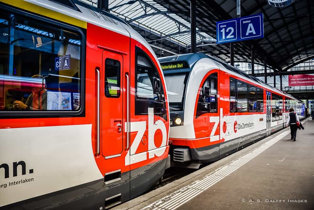 Here's a comprehensive list of the best train journeys to take around the world featuring breathtaking mountain scenery. Riding The Golden Pass Line From Lucerne To Interlaken