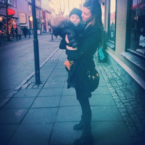 Dálítið mikið sæt þessi tvö -