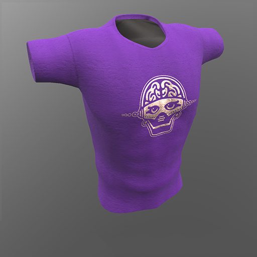 copper on purple