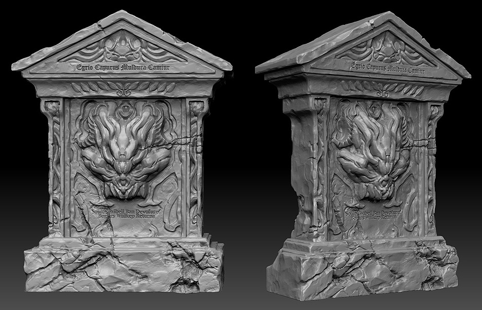 Gravestone Troy Perry 3D Artist