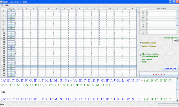 truth table solver online