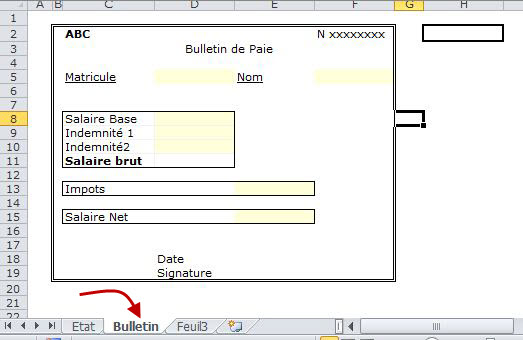 formulaire g12 algerie excel