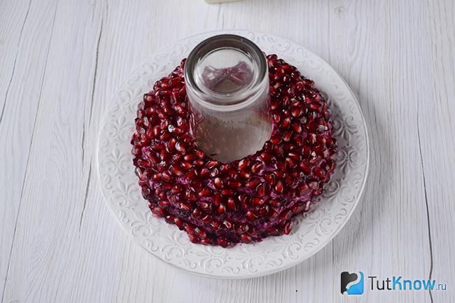 Салат Гранатовый Браслет С Курицей Фото