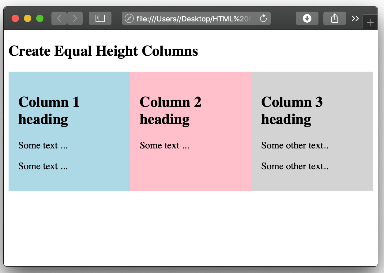 Height grid css
