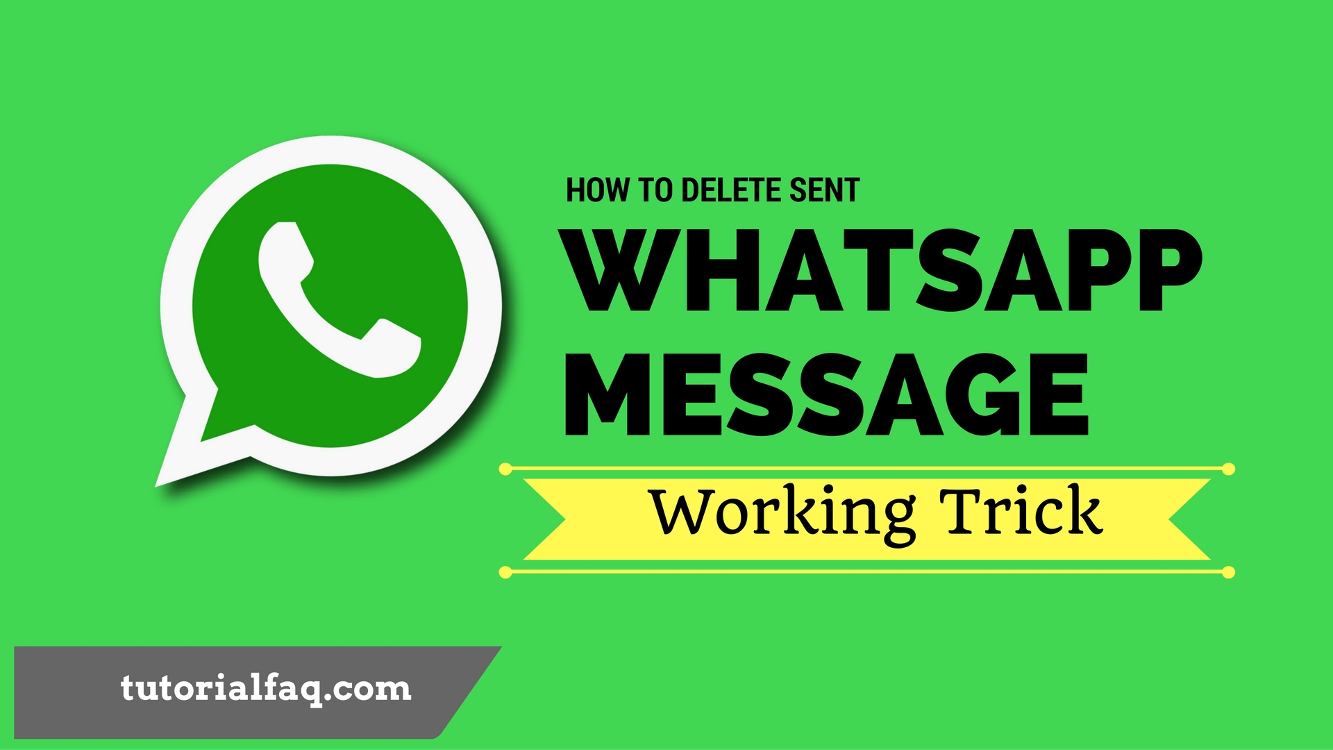 I should clarify regarding groups in . How to Recall and Delete Sent WhatsApp Message before