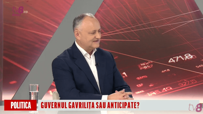 Video Igor Dodon Psrm Nu Va Vota Guvernul GavriliÈÄ Tv8 Md