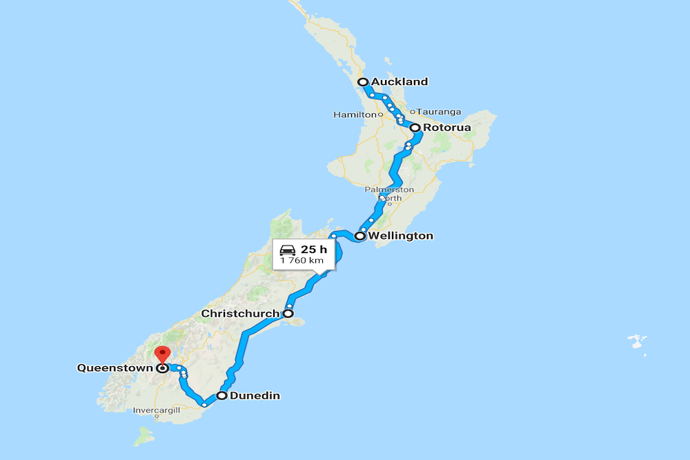 New Zealand Map Capital . Experience Epic New Zealand