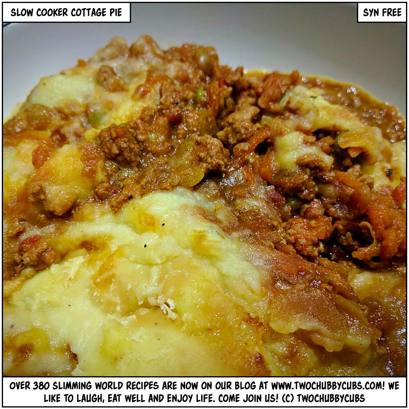 Slow Cooker Cottage Pie Twochubbycubs
