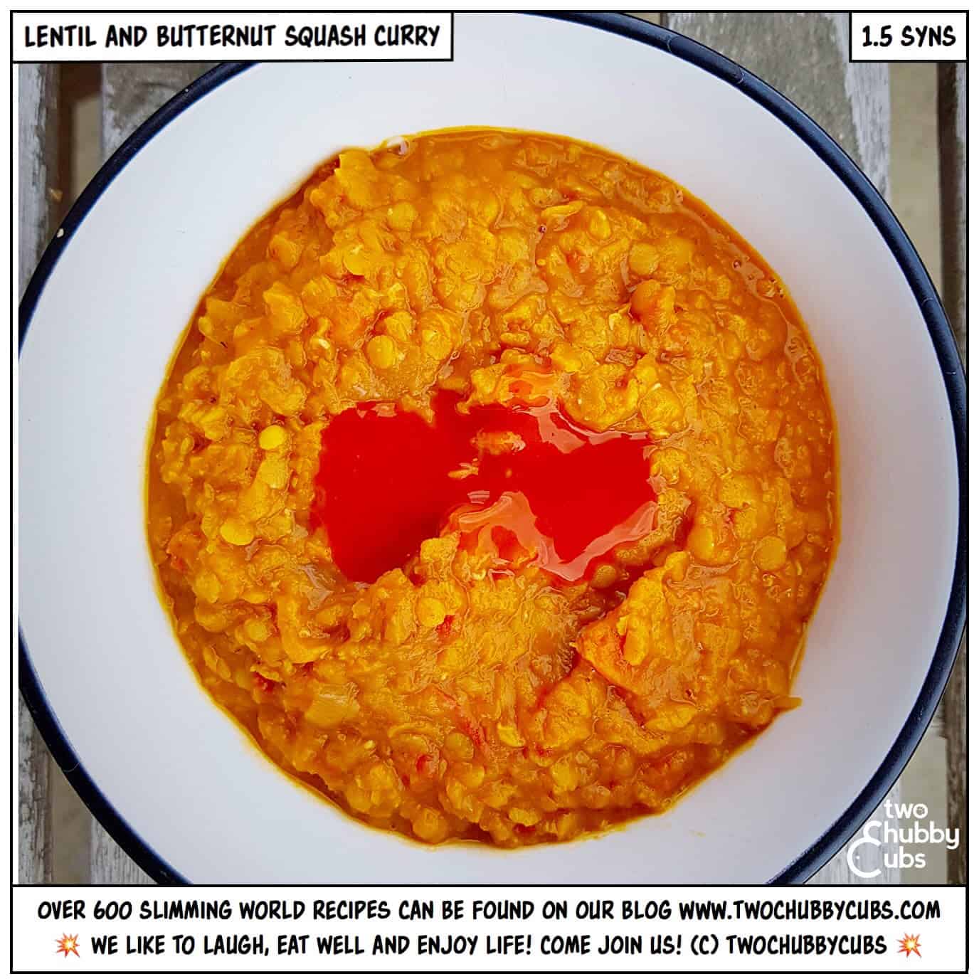 lentil and butternut squash curry slow cooker dumpbag!