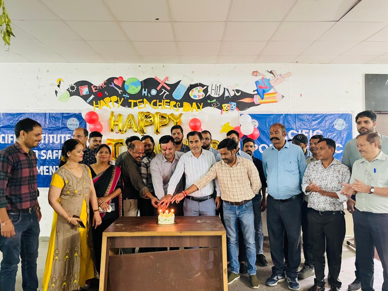 Teacher’s Day Celebrated at Pacific Polytechnic College and Pacific Institute of Fire and Safety Management | Udaipur Kiran Teacher’s Day Celebrated at Pacific Polytechnic College and Pacific Institute of Fire and Safety Management | Udaipur Kiran