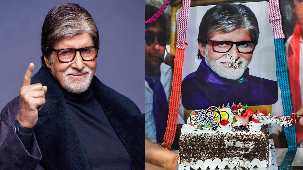 Fans Gather Outside ‘Jalsa’ as Amitabh Bachchan Turns 83, Celebrating the Living Legend | Udaipur Kiran