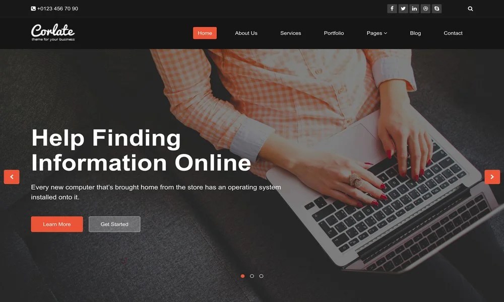Browse the best free business, portfolio, and blog html5 responsive website templates. 40 Creative Free Bootstrap Templates Html5 Templates 2019 Ui Lib S Blog