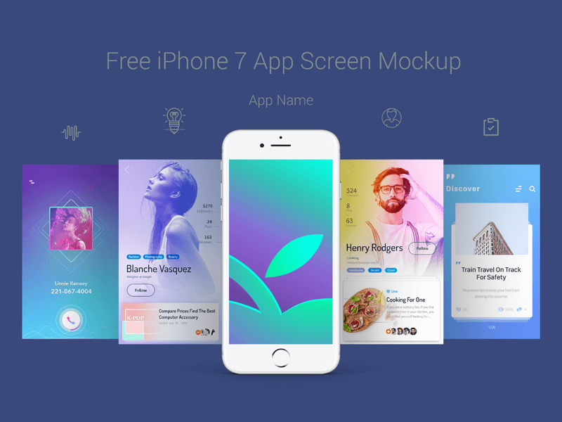 Find & download the most popular mockup travel psd on freepik ✓ free for commercial use ✓ high quality images ✓ made for creative projects. Iphone 7 App Screen Mockup Psd