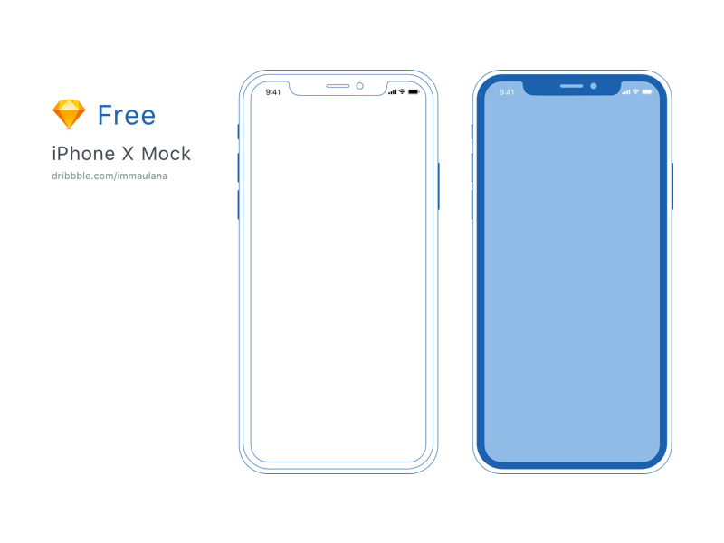 2 sizes tin boxes free mockup. Minimal Iphone X Mockup Sketchapp