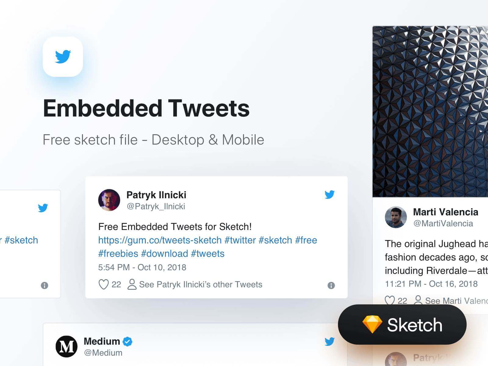 Find & download the most popular twitter psd on freepik ✓ free for commercial use ✓ high quality images ✓ made for creative projects. Embedded Tweets For Sketch