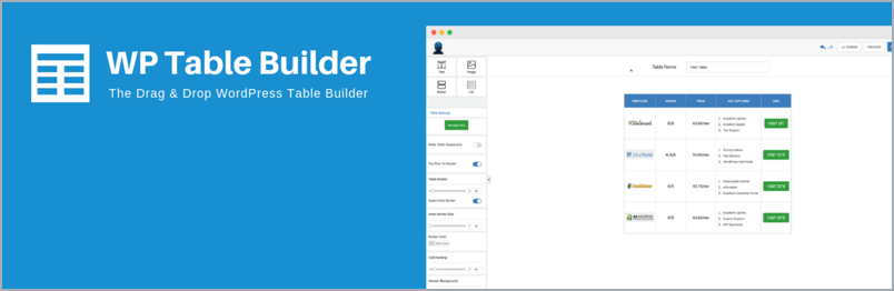 Wp table builder is a drag and drop table builder plugin for wordpress. The 9 Best Wordpress Table Plugins 2021 Free Paid