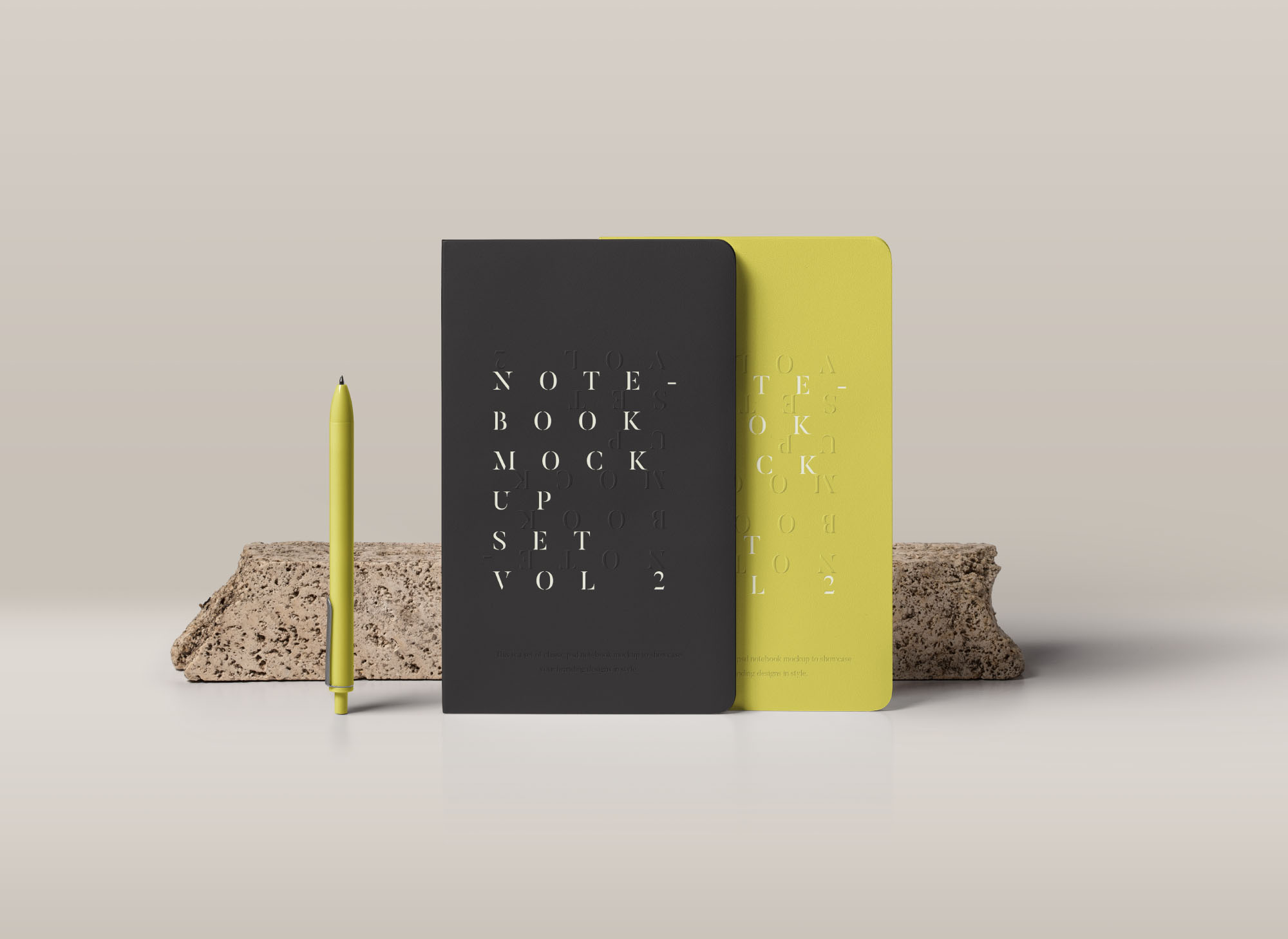 Free Classic Notebook Mockup (PSD)