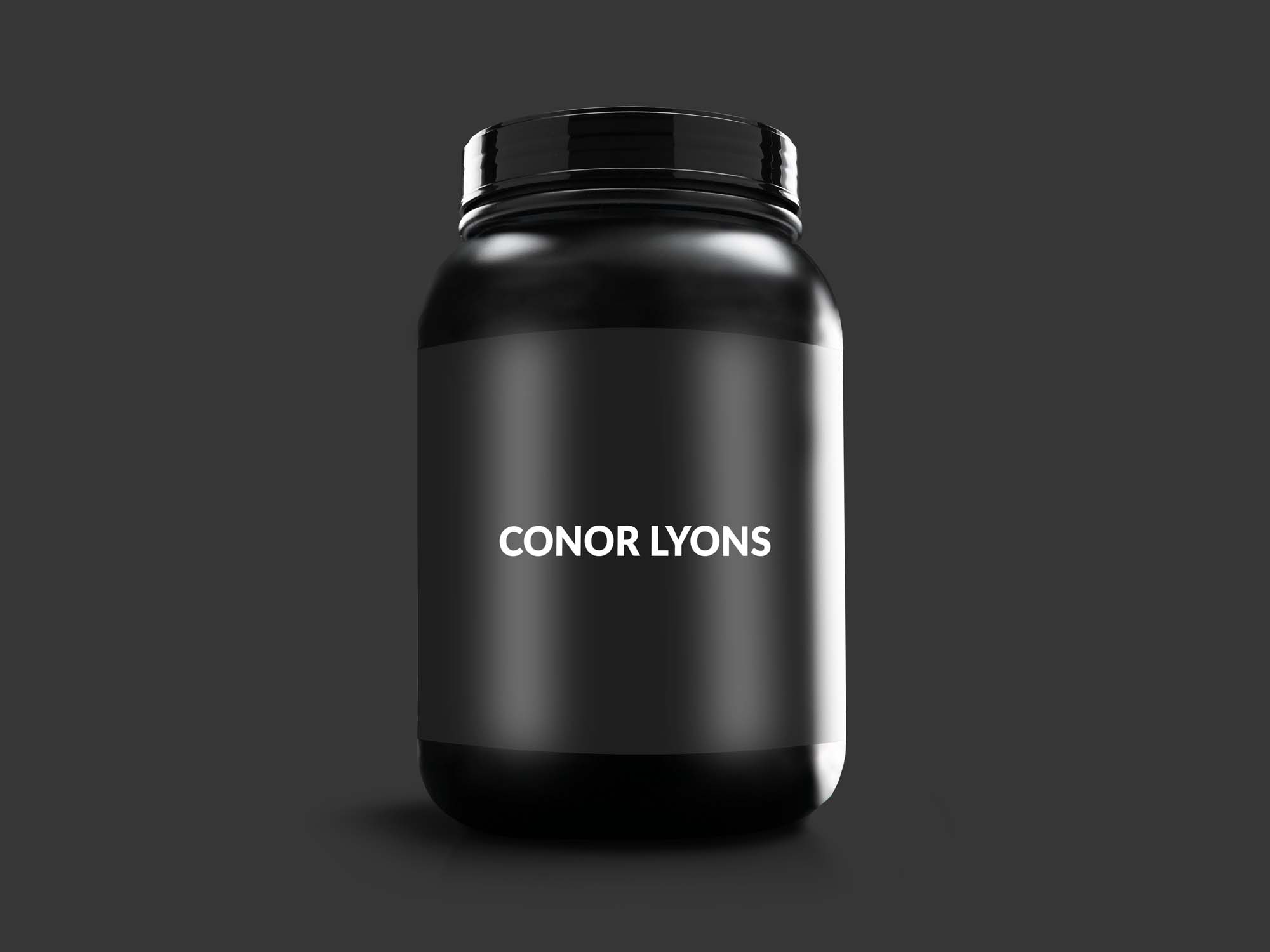 Contains special layers and smart objects for your work.this mockup is available for purchase only on yellow images. Free Protein Powder Container Mockup Psd