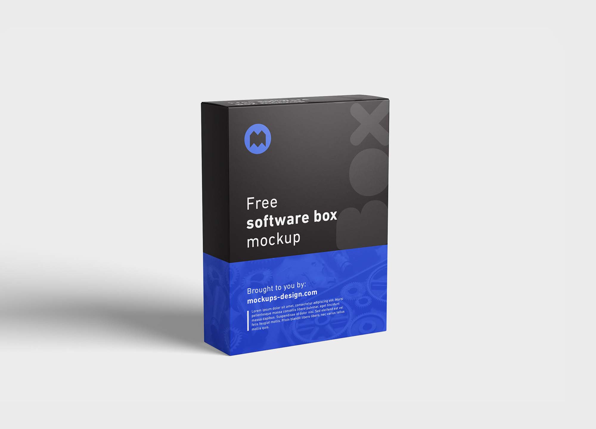 Free Software Box Mockup (PSD)