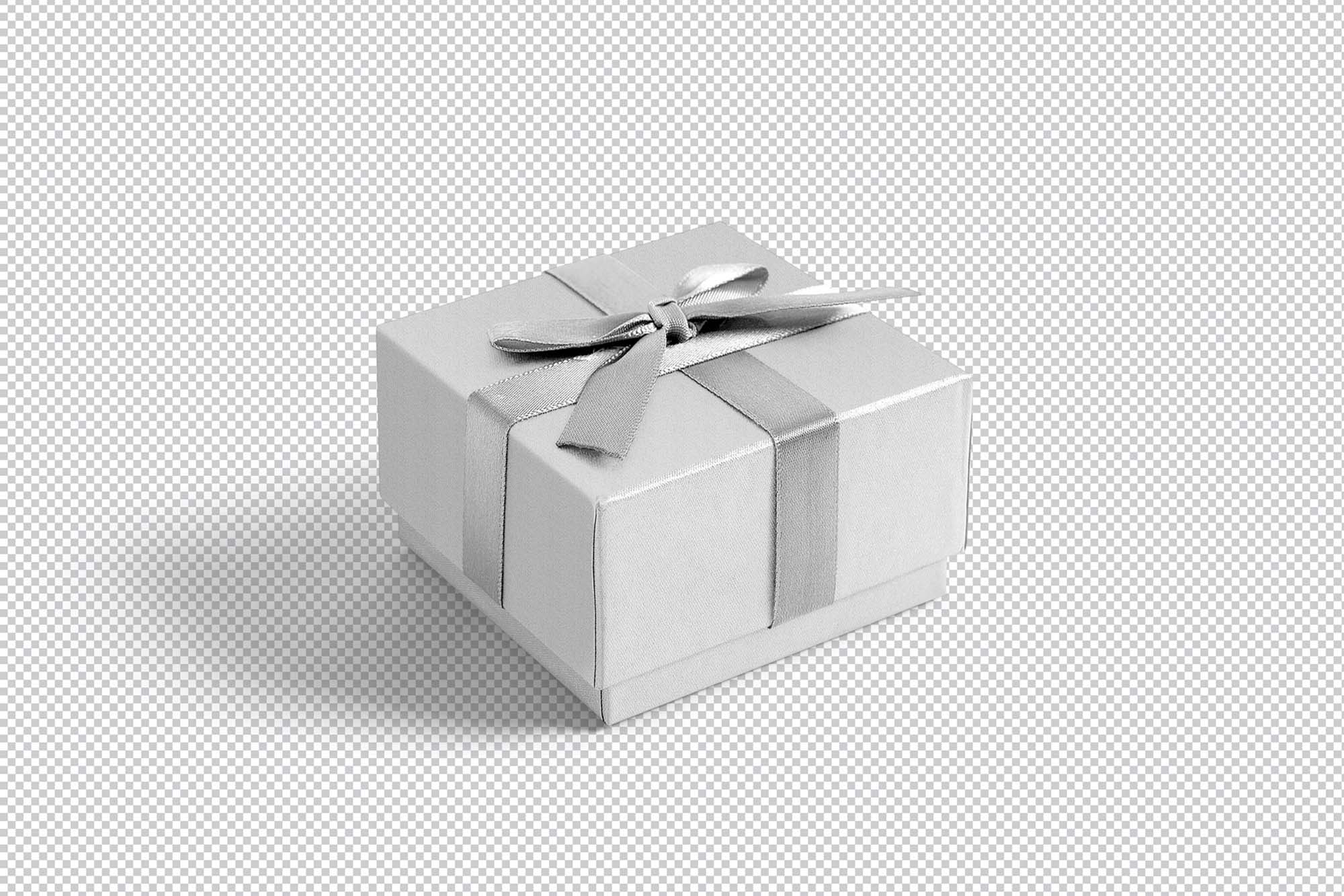 Three dimensional white phone icon free pictures. Free Gift Box With Ribbon Mockup Psd