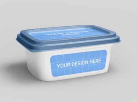 Round white matte plastic dry deodorant antiperspirant stick. Free Plastic Matt Jar Mockup Psd