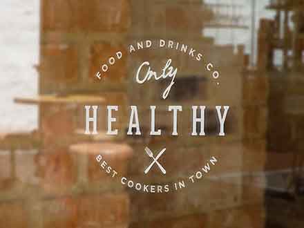 More great & free psd mockups collection:. 3 Free Window Sign Logo Mockups Psd