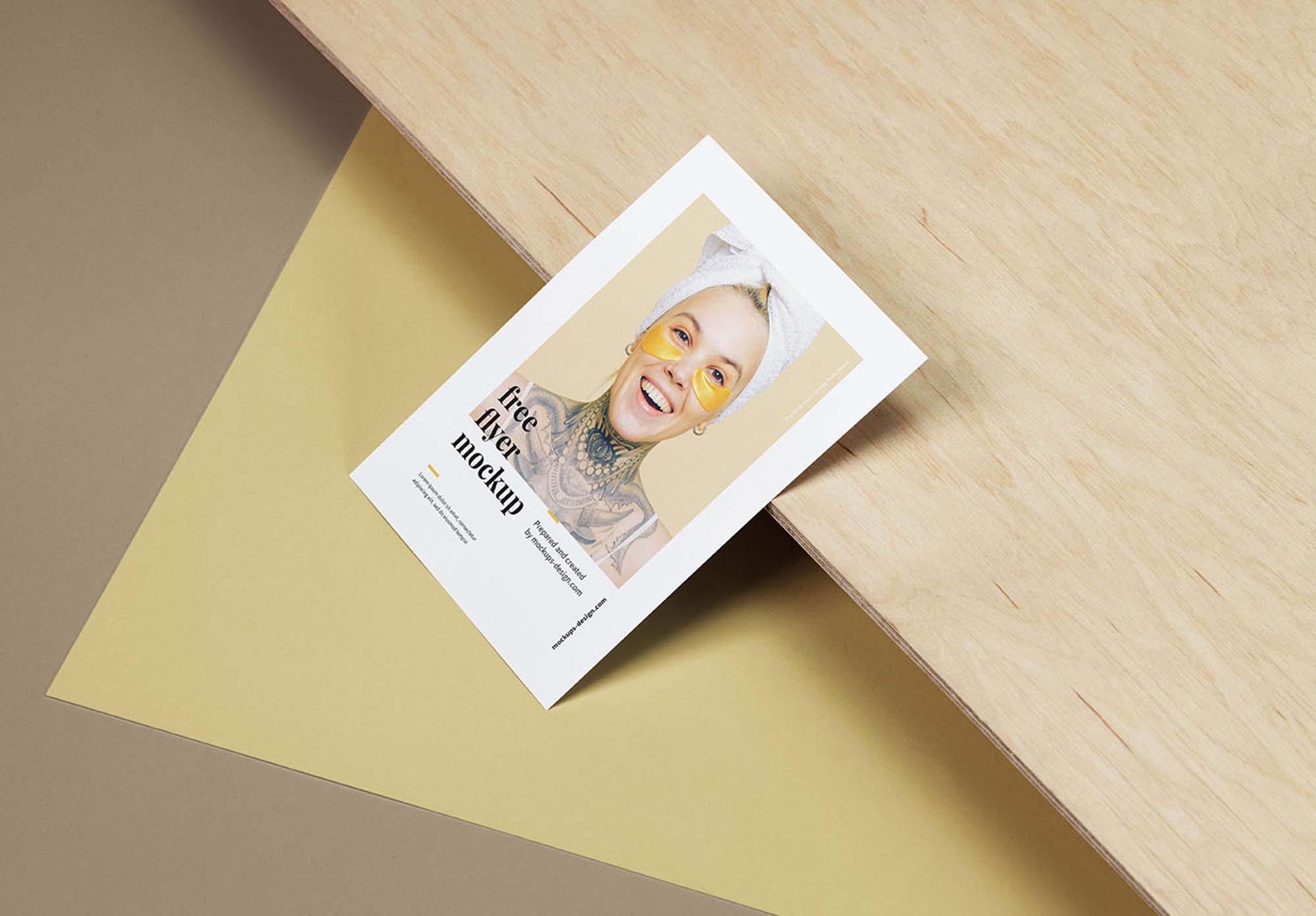 File will be sent to your inbox. Free Simple A6 Flyer Mockup Psd