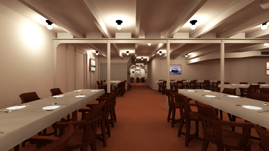 The crème de la crème were 48 additional parlor suites, which featured a large sitting room, . We just released a major update for the Titanic VR experience