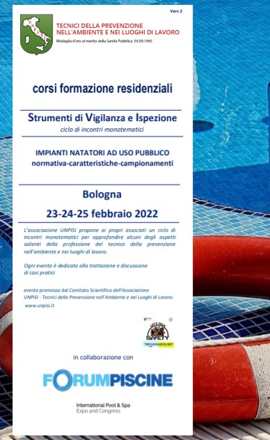 Corsi Di Formazione Residenziali – “Impianti Natatori Ad Uso Pubblico, Normativa-Caratteristiche-Campionamenti” – Bologna 23/24/25 Febbraio 2022 – Unpisi 632_x_388_jpg