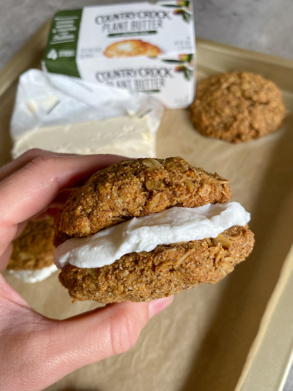 Only this time, the secret ingredient is not avocado… it tastes like a classic old fashioned chocolate pie and is especially good topped with coconut whipped cream!. Vegan Gingerbread Oatmeal Cream Pies Upbeet Kaleing It