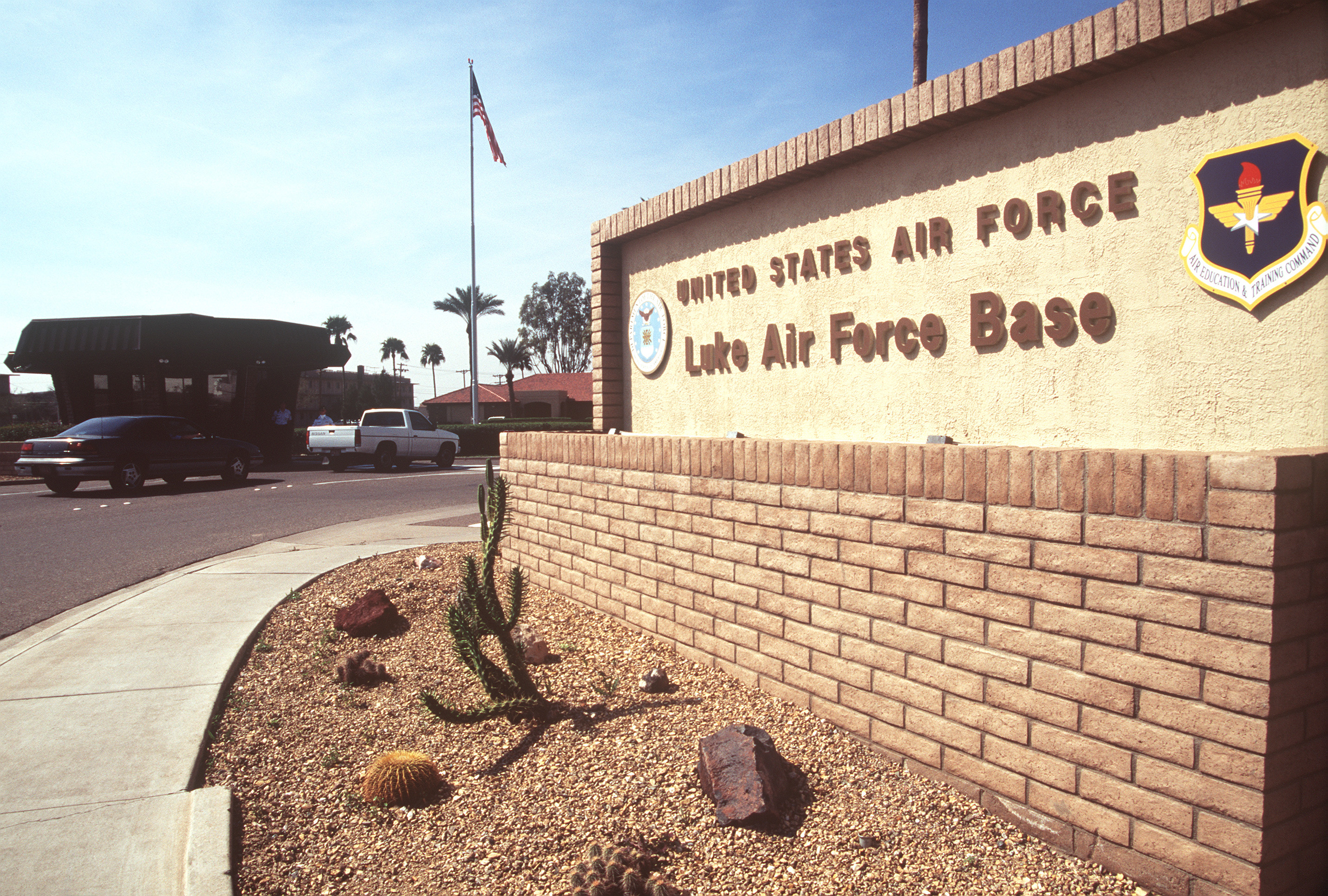 Visit luke website › phone: File:Luke AFB Sign Close-up View 1995.JPEG - Wikimedia Commons