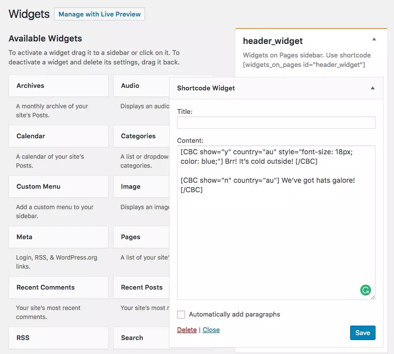 Geotargeting lite is one of the original geo targeting wordpress plugins. Geo Targeting Wordpress Content To Personalize Your Site Sitepoint