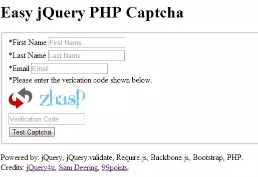 It will be triggered when the user submits the form. Easy Jquery Ajax Php Captcha 2 Minute Setup Sitepoint