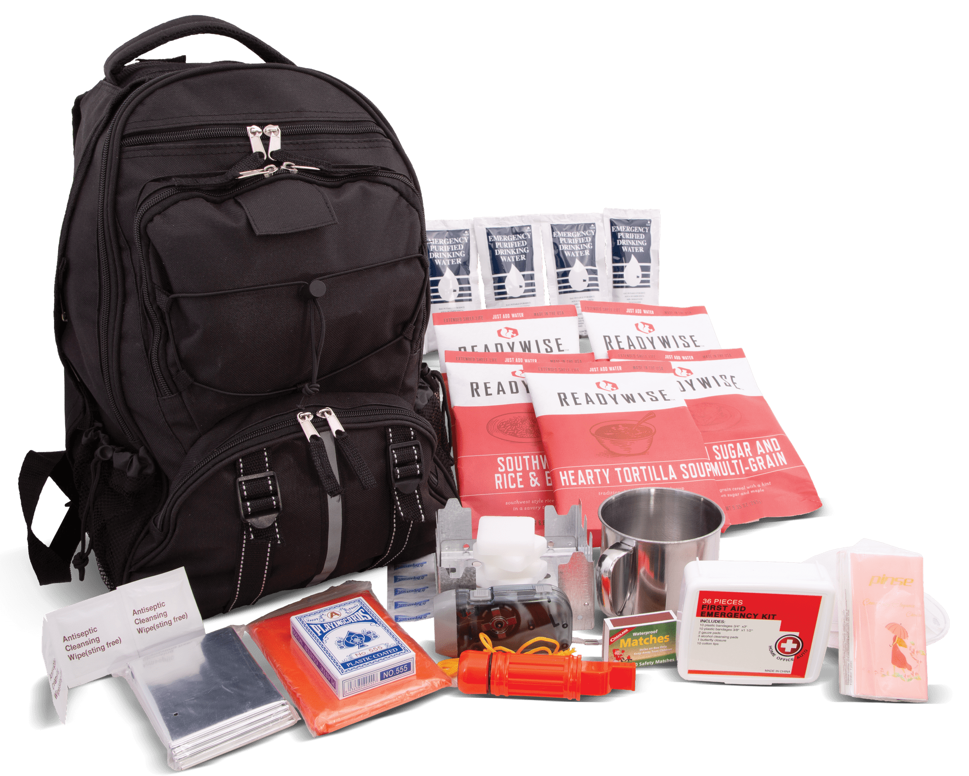 complete survival backpack