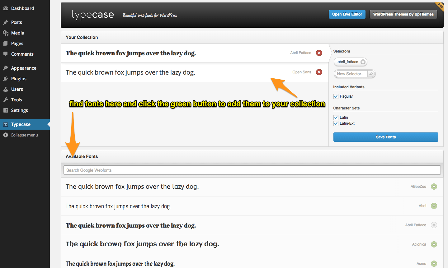 Allows you to preview font changes on your website in realtime using the wordpress customizer. Customize Fonts In The Twenty Fifteen Theme Upthemes