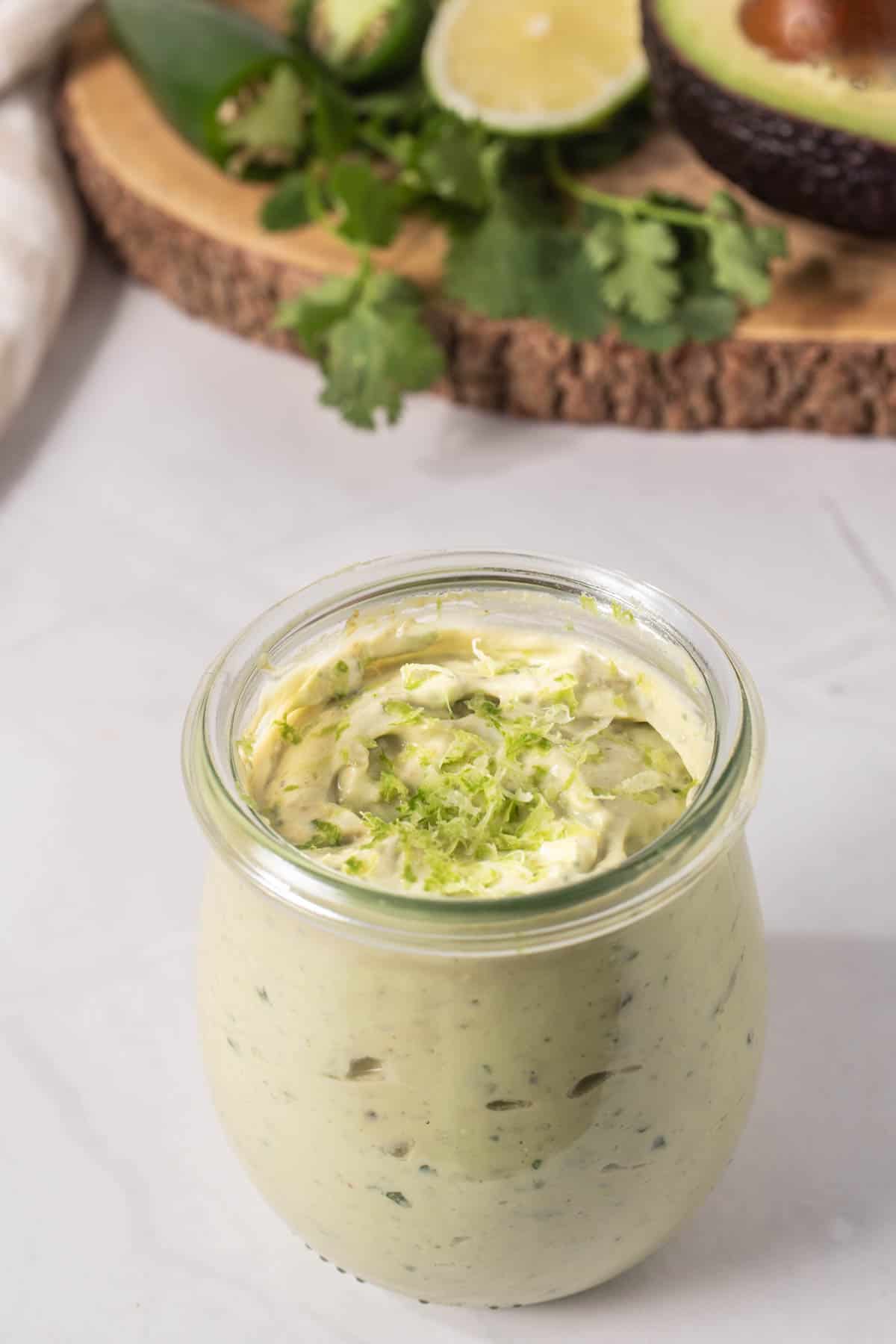 Homemade avocado lime ranch dressing sauce recipes, cooking recipes, copycat recipes, dip recipes. Avocado Lime Ranch Dressing Homemade 15 Minutes Urban Farmie