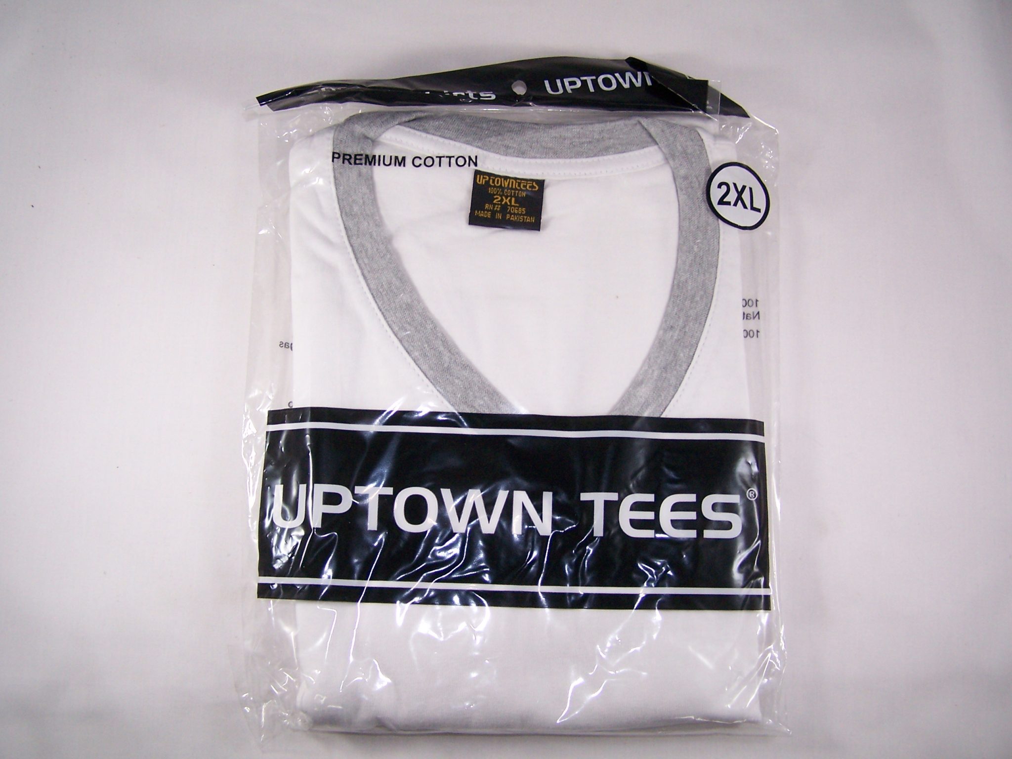 Uptown Tees Men's T-Shirt Colored V 