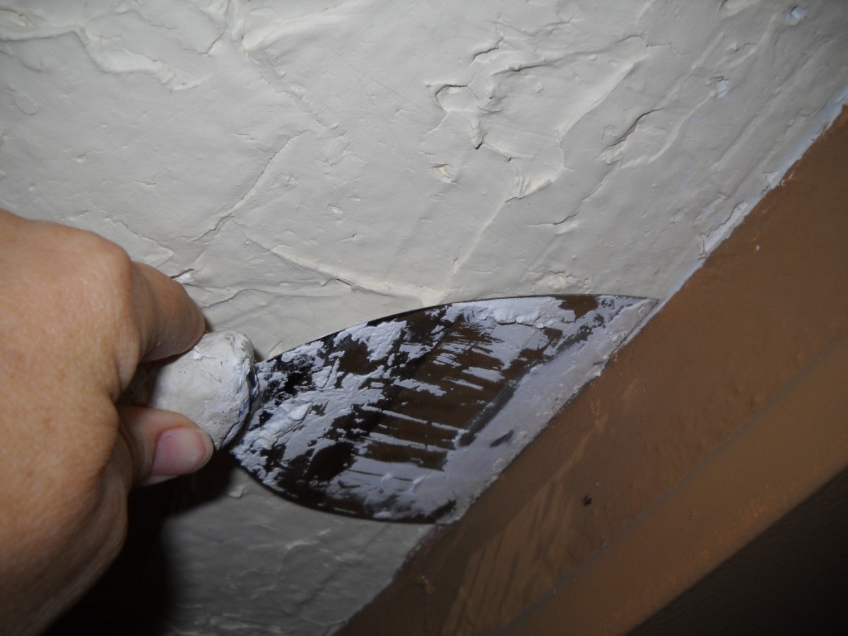 Asbestos ceiling tiles asbestos ceiling tiles. How to Hand-Plaster Walls to Cover Wallpaper and Damage